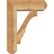 Ekena Millwork Balboa Craftsman Rough Sawn Bracket w/ Offset Brace, Western Red Cedar, 8"W x 24"D x 32"H BKT0806X24X32BOA04RWR - alternate 2